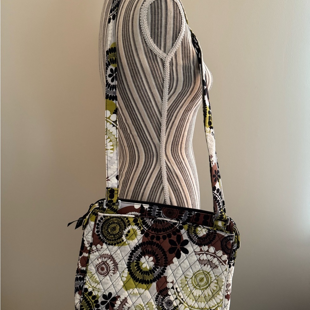 Vera Bradley Cocoa Moss Quilted Shoulder Bag